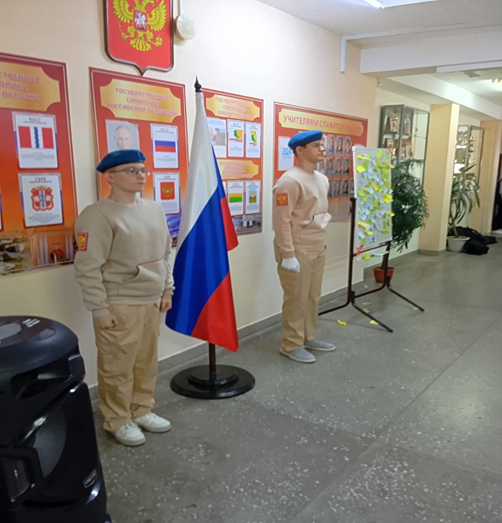 Юнармейский отряд &amp;quot;Дружина&amp;quot; почетный караул.